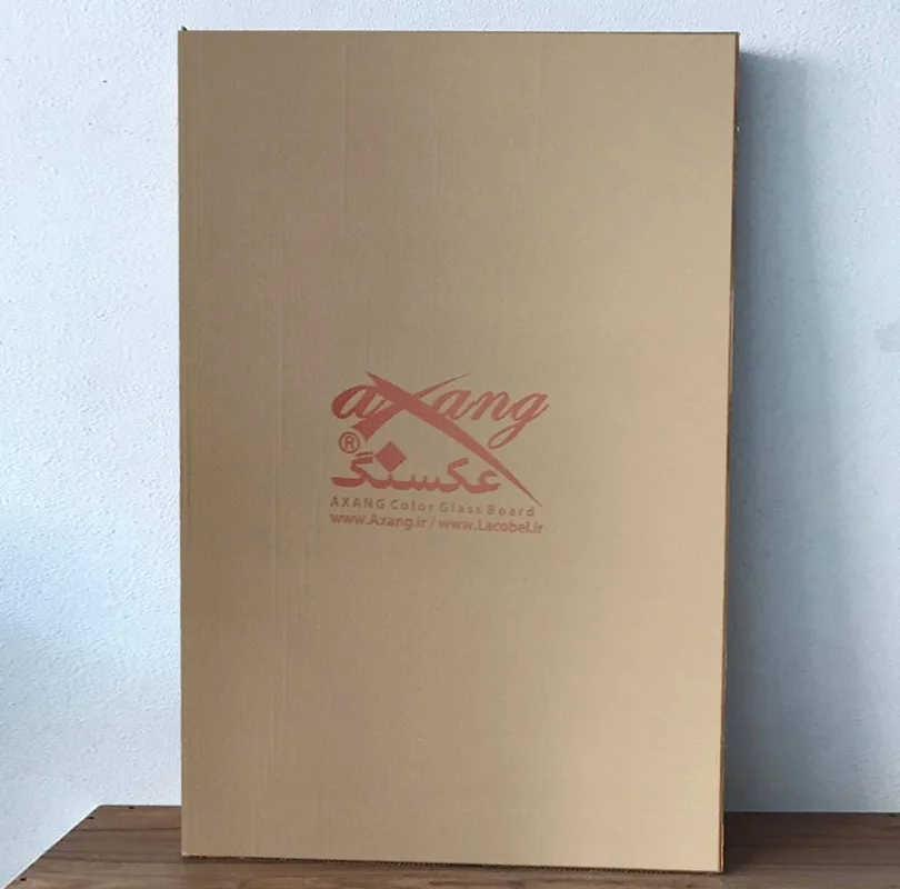 تخته وایت برد شیشه ای عکسنگ مدل AXANG-LACOBEL-10070 سایز 100x70 سانتی متر