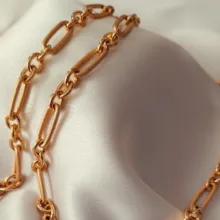 زنجیر زنانه ژوپینگ مدل حلقه ای درشت 3648
