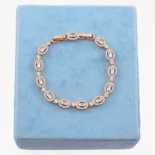 دستبند زنجیری زنانه ژوپینگ مدل AAD872