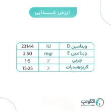 پودر خوراکی جلبک اسپیرولینا آلگوتب - 500 گرم