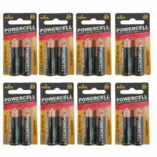 باتری نیم قلمی پاورسل مدل Super Extra Heavy Duty بسته 16 عددی