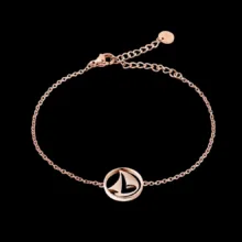 دستبند زنجیری زنانه پاول هویت مدل SAIL