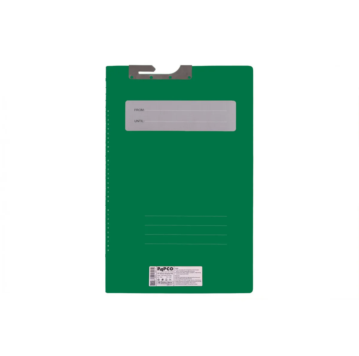 پوشه پاپکو مدل FC-125-PP سایز FC بسته 24 عددی