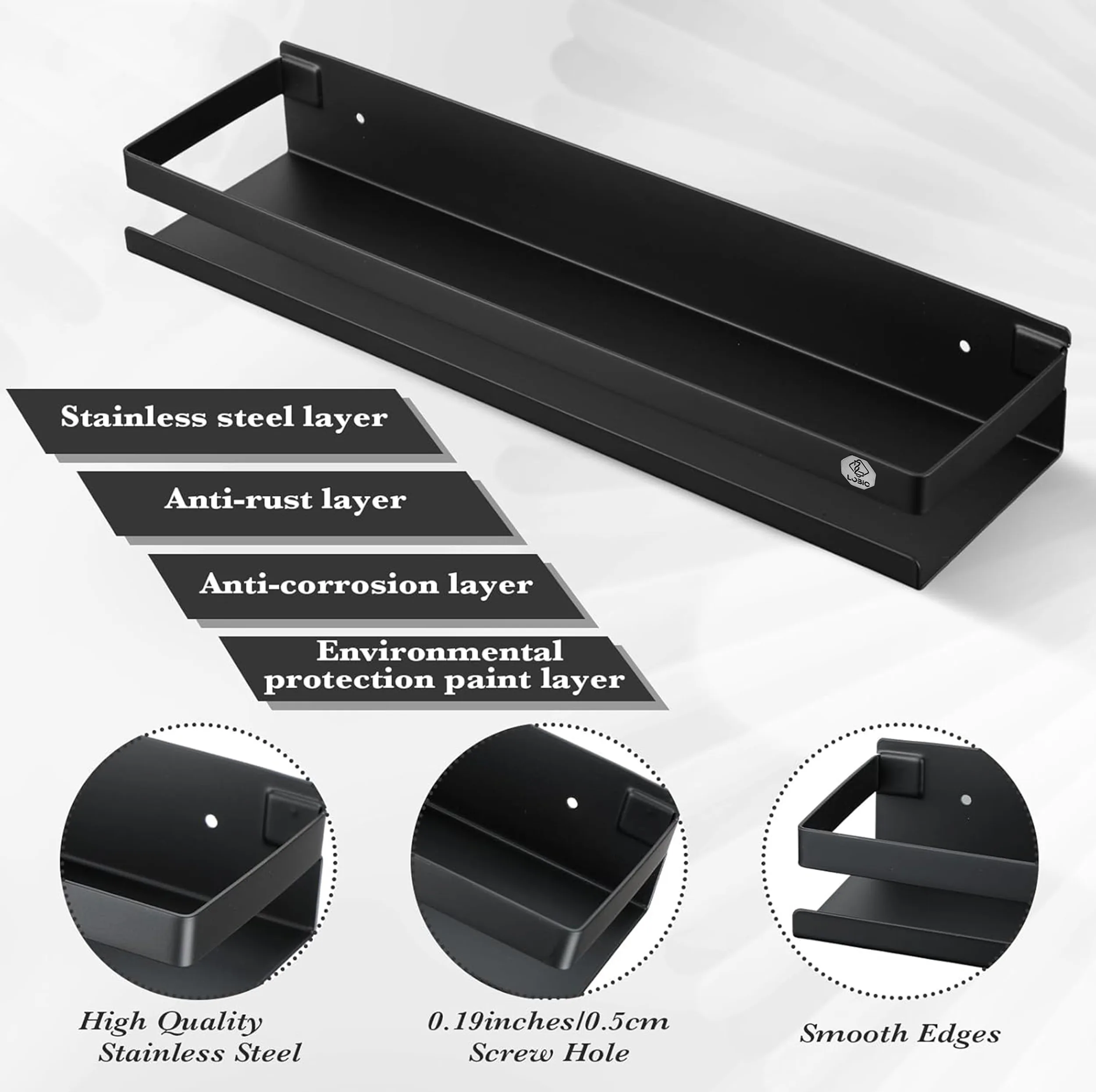 شلف دیواری لوبیک مدل shelf-anti rust