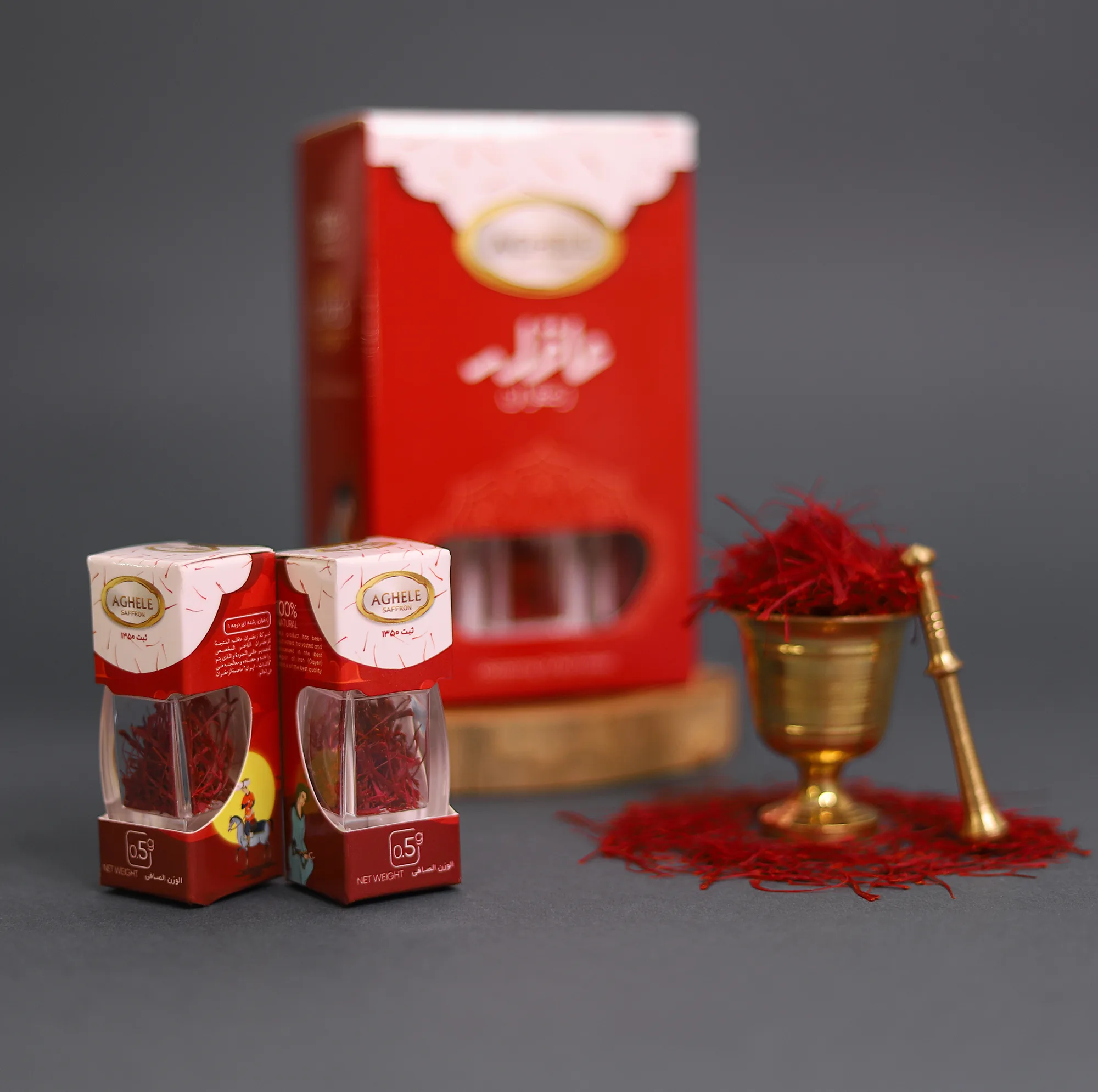 زعفران آذین عاقله - 3 گرم بسته 12 عددی