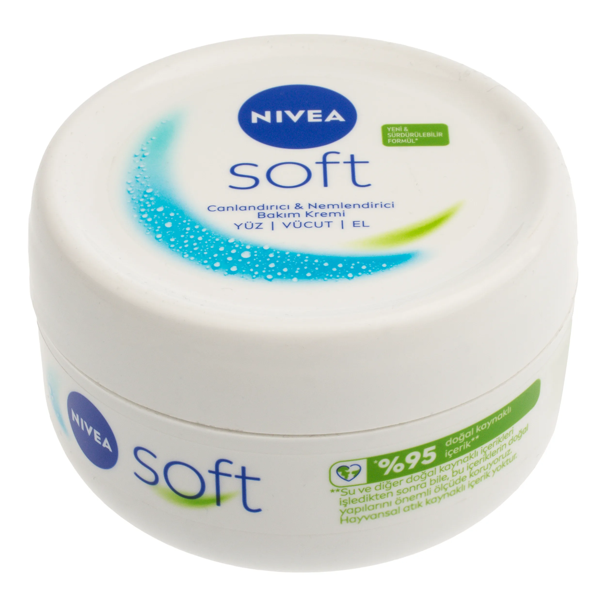 کرم مرطوب‌کننده صورت، دست، بدن نیوا مدل SOFT مناسب برای انواع پوست حجم 200 میلی‌لیتر