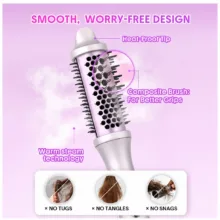 دستگاه حالت‌دهنده مو شیگلم مدل Hydra Shot Steam Blowout Brush Pro سایز 38 میلی‌متر با تکنولوژی ضد وز و منبع انرژی برق