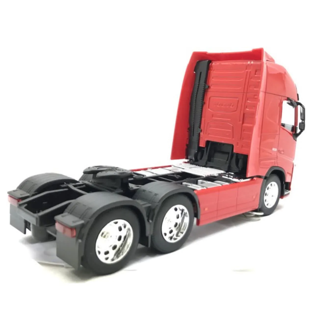 ماکت ماشین ناب سل مدل تریلی اسکانیا ولی فلزی 10چرخ کد SCALE 1:32 WELLY TRANSPORTER SCANIA V8 R730