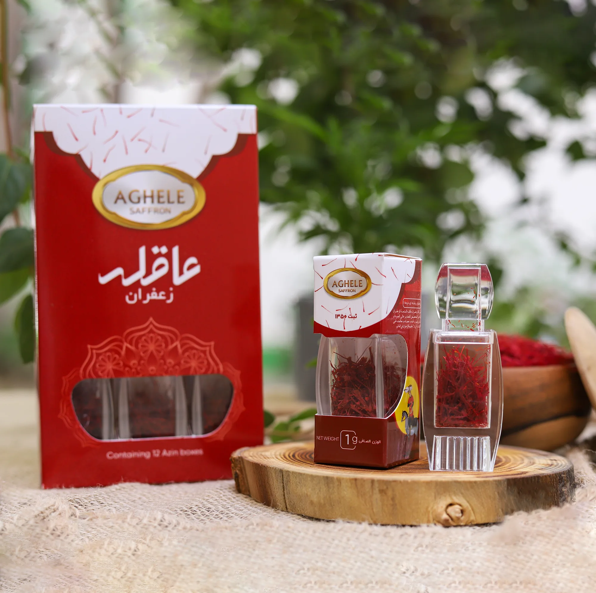 زعفران آذین عاقله - 3 گرم بسته 12 عددی