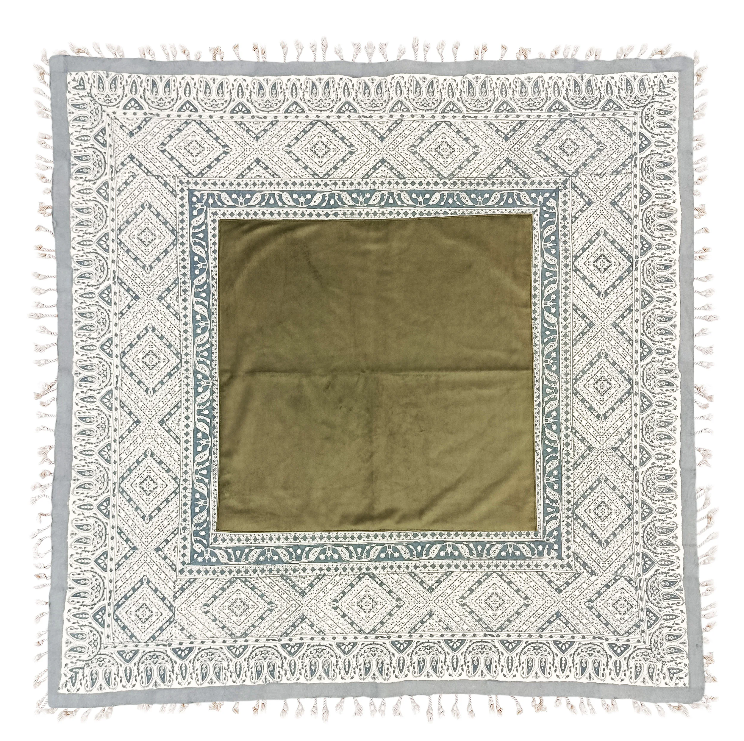 رومیزی مخمل مدل سنتی