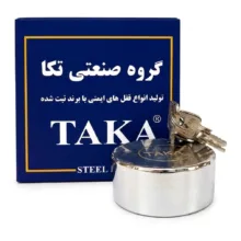 قفل کتابی تکا مدل 1001 سایز 10 میلیمتر به همراه 4 کلید