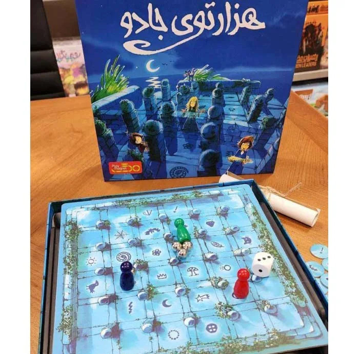 بازی فکری مگنت مدل هزارتوی جادو مناسب برای سن +6 سال