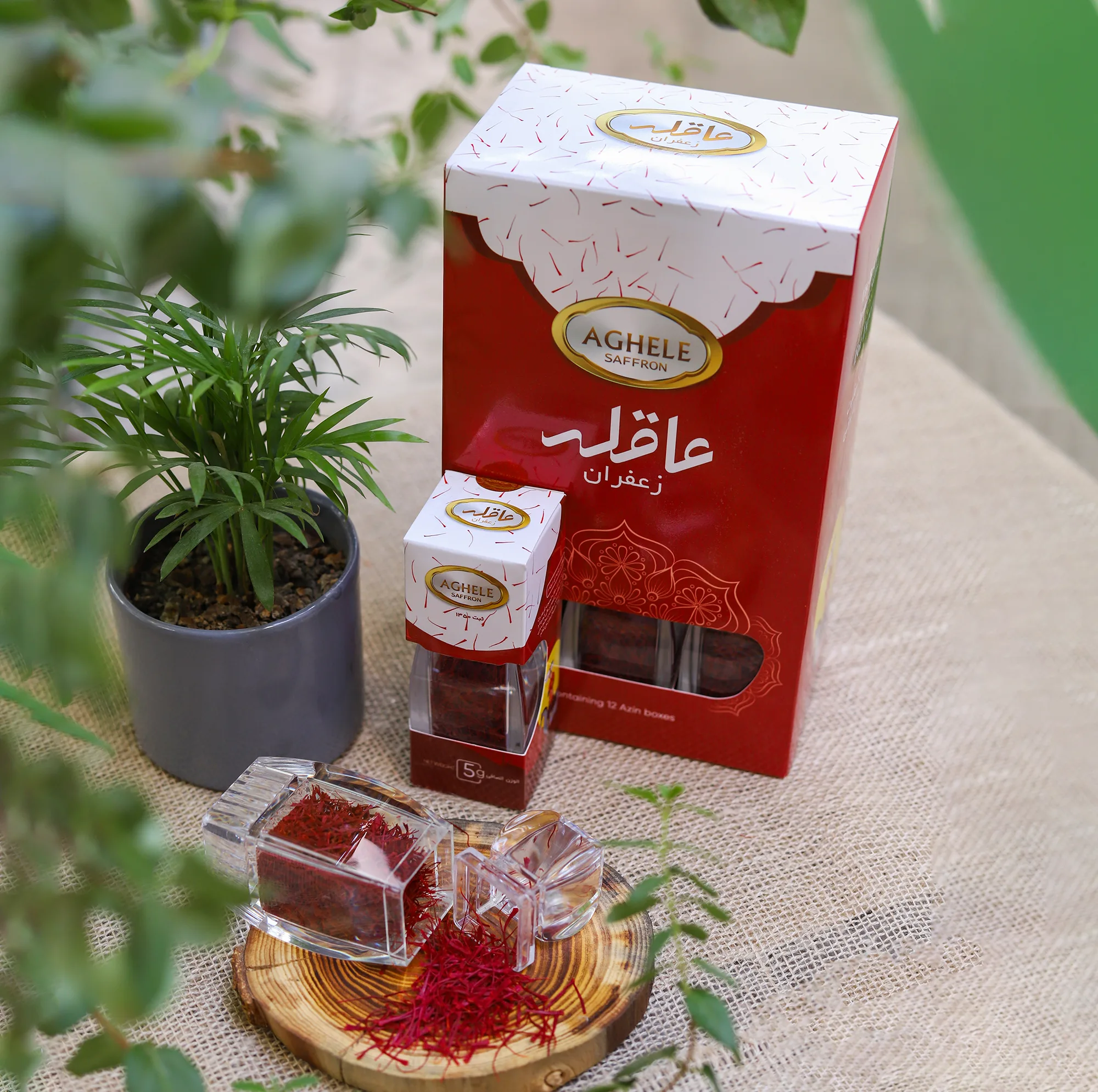 زعفران آذین عاقله - 3 گرم بسته 12 عددی