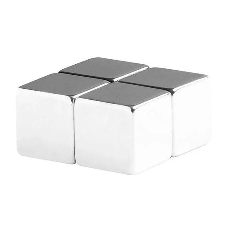 آهن ربا مدل نئودیمیوم مکعب کد B10mm بسته 4 عددی