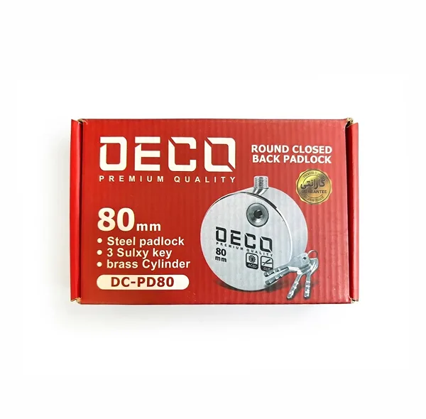 قفل کتابی گرد دکو مدل SH-PD80 سایز 80 میلی متر