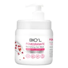ماسک مو بیول مدل Pomegranate مناسب برای موی رنگ شده حجم 800 میلی لیتر