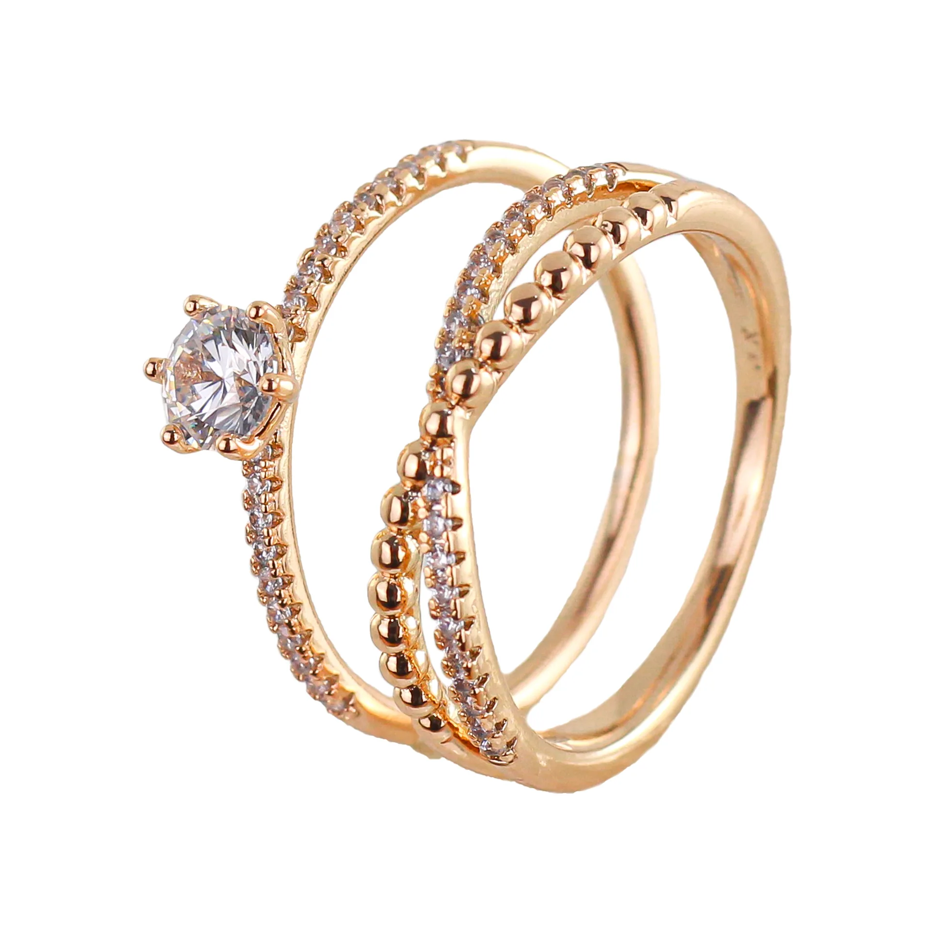 ست حلقه و پشت حلقه زنانه ژوپینگ کد AAE344