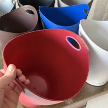 سطل زباله اداری جهان مدل دسته دار لارج بسته 12 عددی