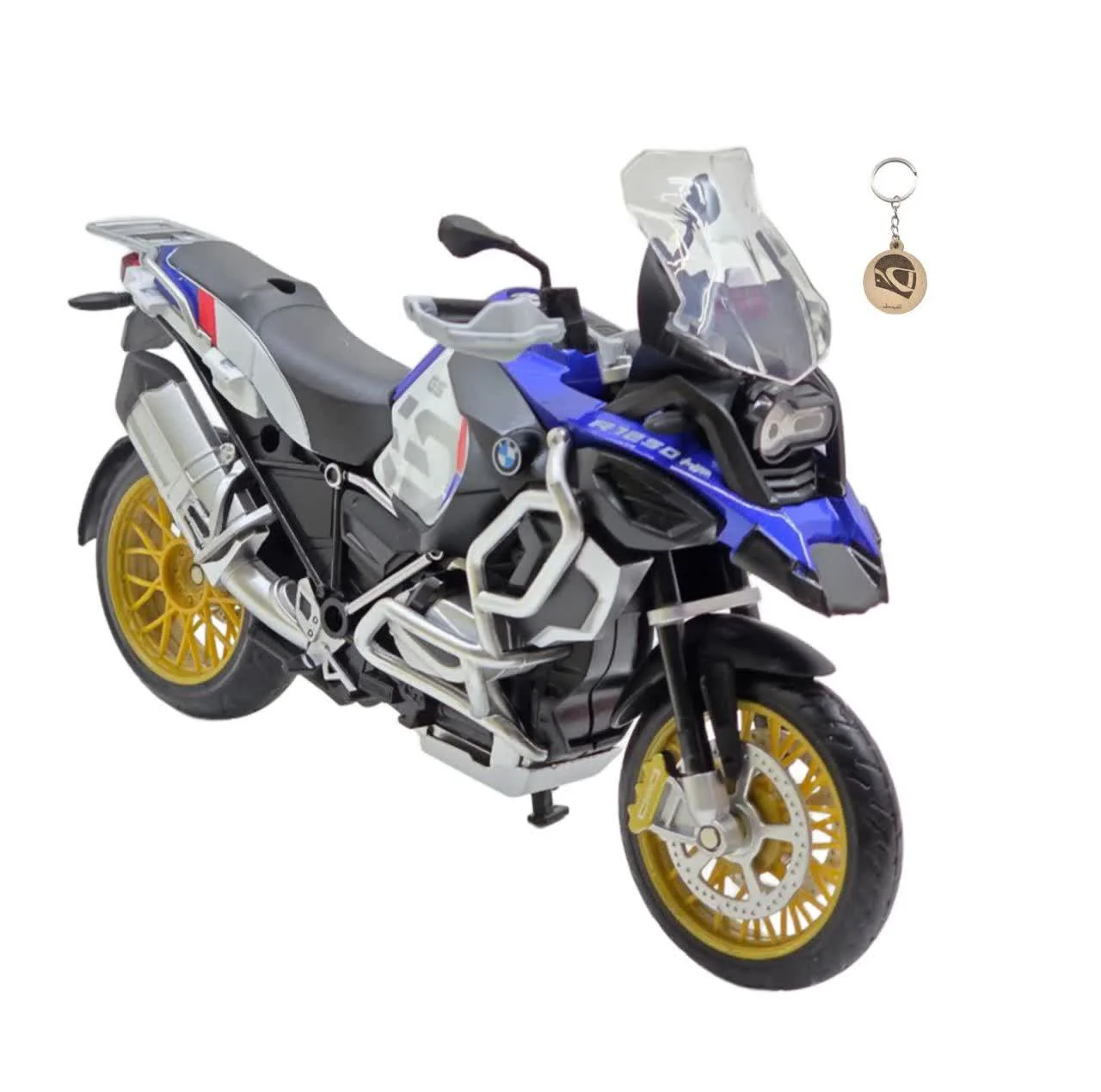 ماکت موتور ناب سل مدل بی ام و فلزی BMW R1250 GS به همراه جاسوییچی