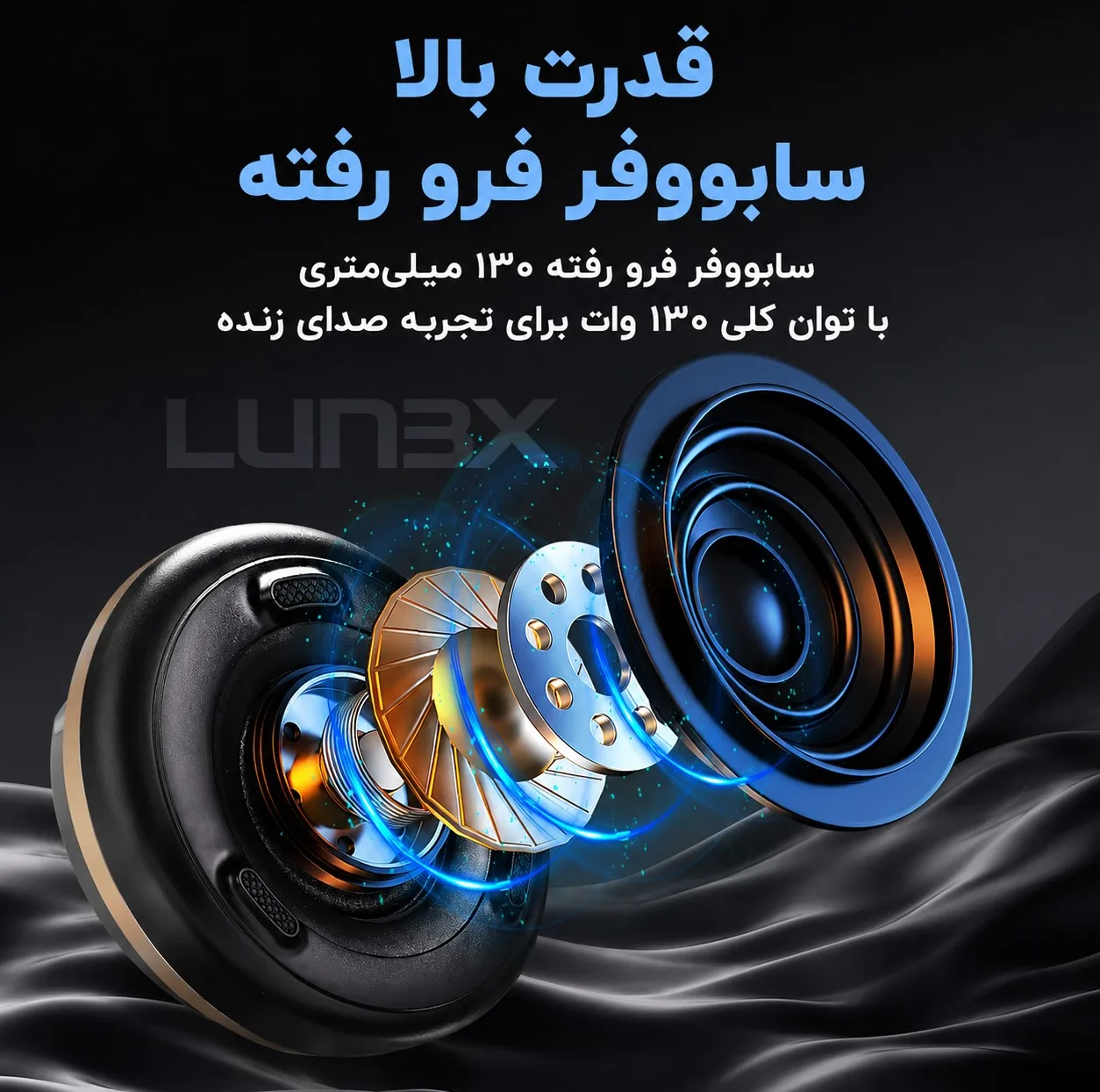 اسپیکر بلوتوثی قابل حمل لونکس مدل 1100