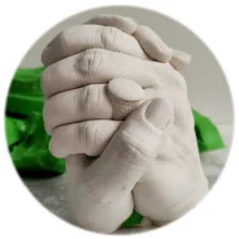مجموعه قالب گیری نی نی تندیس مدل دست دو نفره بزرگسال