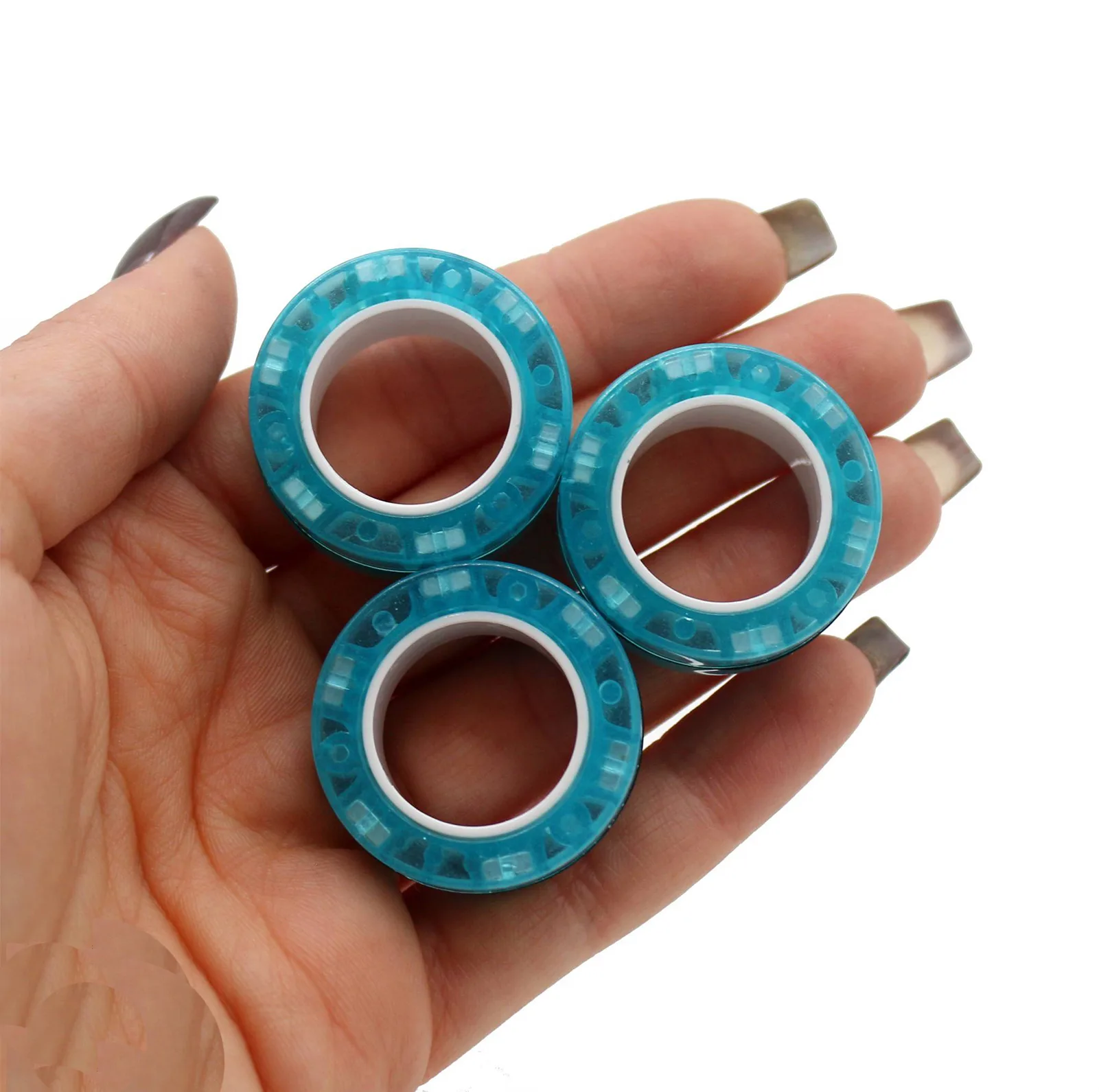 فیجت ضد استرس ریلایف مدل 300 Magnetic Ring طرح حلقه های مغناطیسی بسته 3 عددی