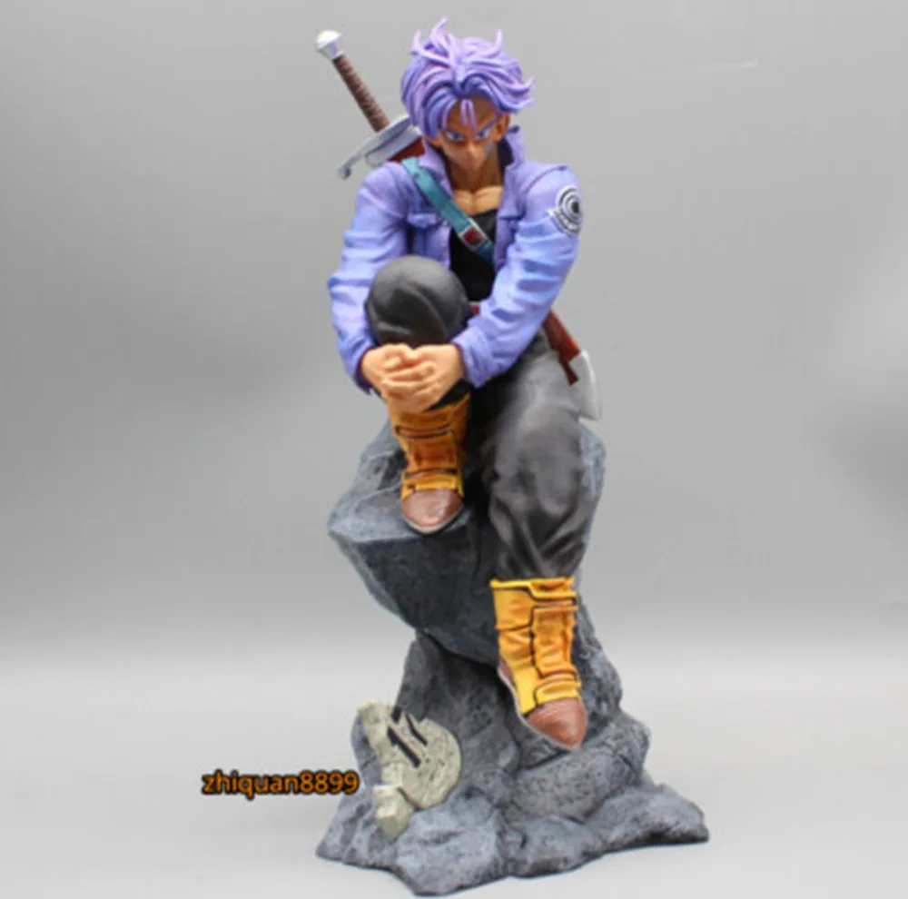 فیگور مدل Future Trunks، مناسب بزرگسالان، با ارتفاع 27 سانتیمتر، بدنه ABS و بدون ویژگیهای حرکتی