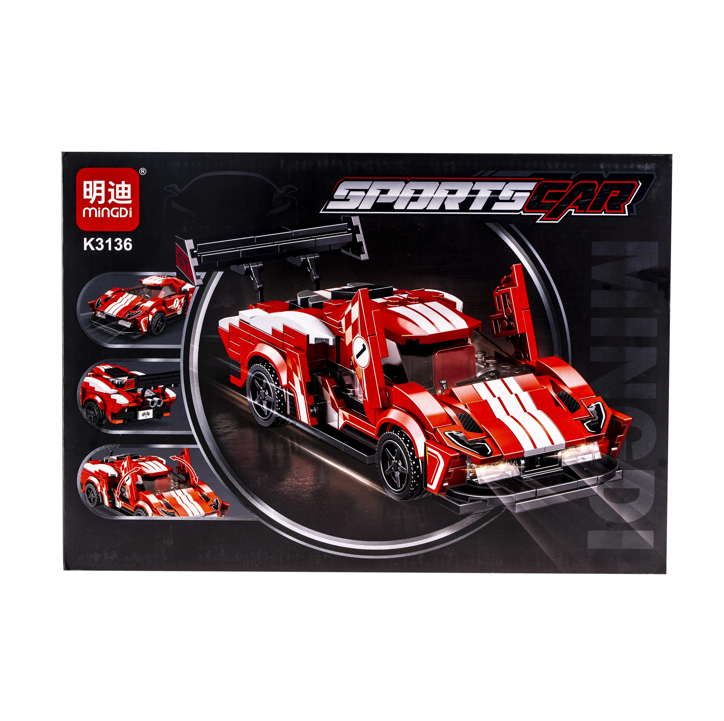 ساختنی 307 تکه میندی مدل GT SPORT CAR-K3136