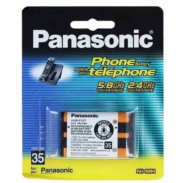 باتری تلفن بی سیم مدل HHR-P107-DM