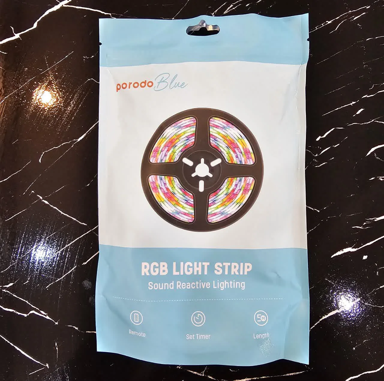 ریسه ال ای دی پرودو مدل RGB LIGHT STRIP  طول 5 متر