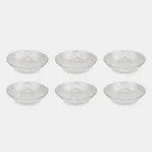 بشقاب خورش خوری نوری تازه مدل پیکسل کد NT20001702T بسته 6 عددی