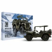 ساختنی 369 تکه پیسکول مدل Willys MB