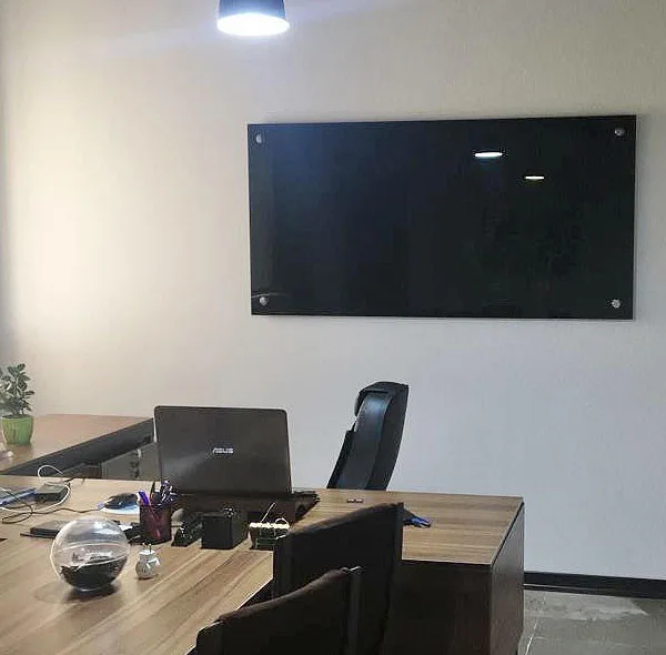 تخته وایت برد شیشه ای عکسنگ مدل LACOBEL-12060 سایز 120x60 سانتی متر