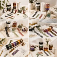چسب نواری مدل دکوراتیو کد NO.P2 بسته 24 عددی