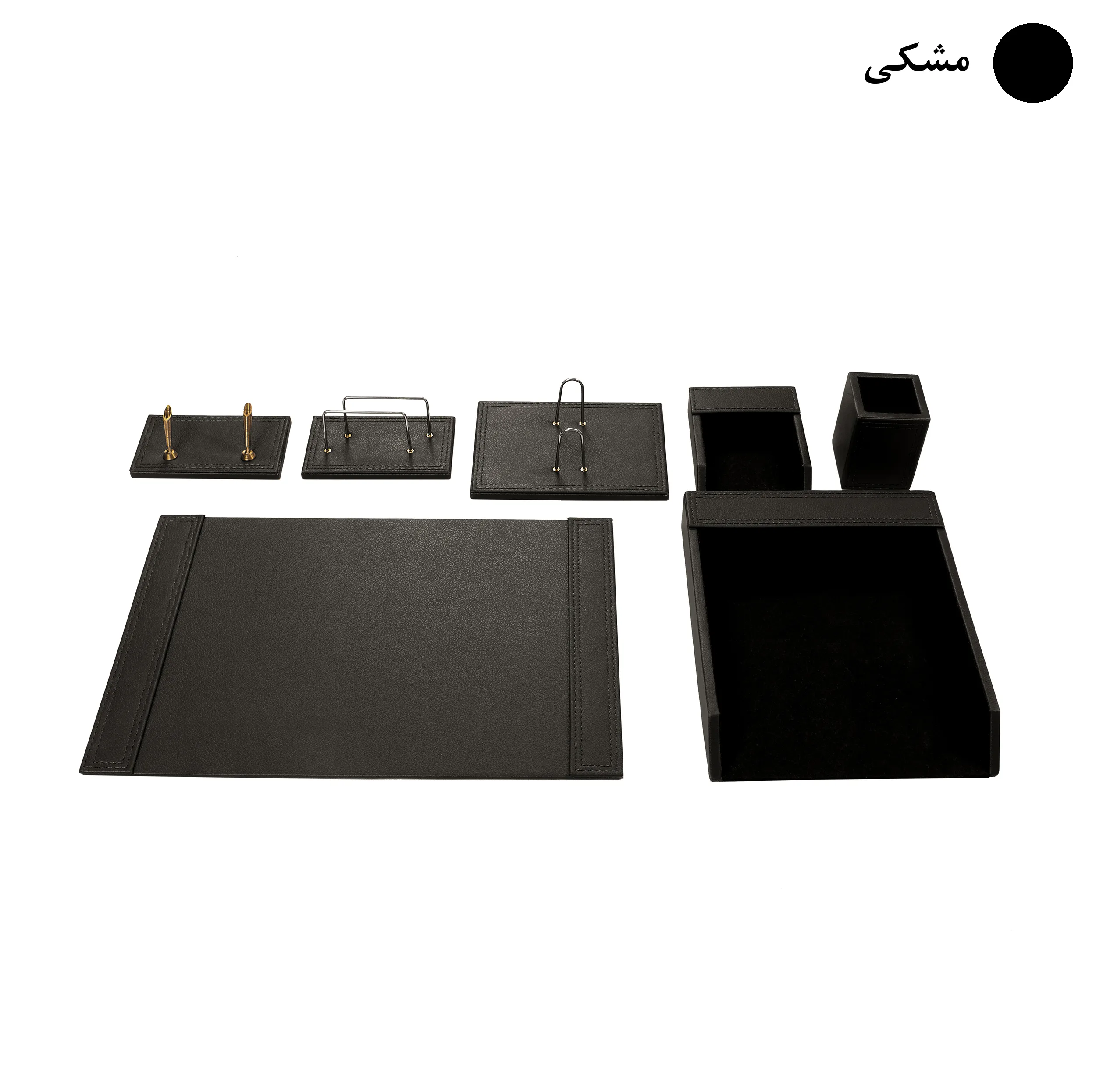 ست لوازم اداری رومیزی مدل V701 مجموعه 7 عددی