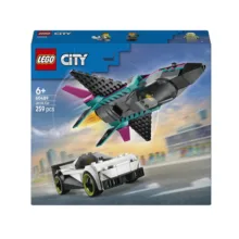 لگو 259 تکه سری سیتی مدل Jet vs. Car (رقابت هواپیمای جت و خودرو) کد 60489