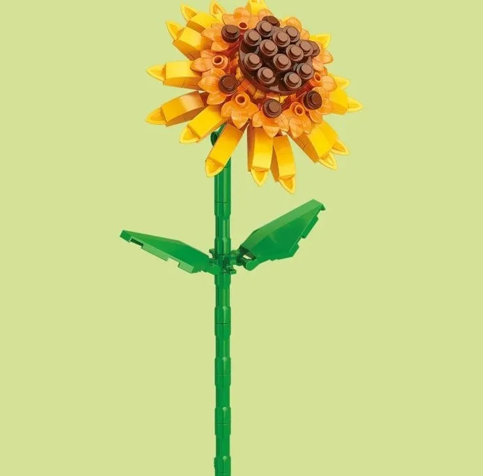 ساختنی 150 تکه له له برادر مدل گل آفتابگردان طرح SUNFLOWER