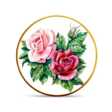 پیش دستی تویگار مدل Rose بسته 6 عددی