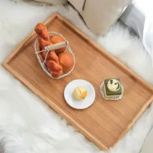 سینی مدل بامبو پایه دار