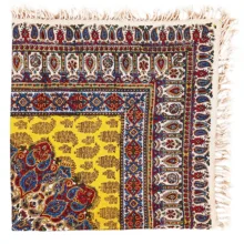 رومیزی قلمکار مدل ترنج 2