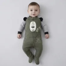 سرهمی نوزادی پسرانه گربر مدل Sleep N Play