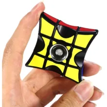 مکعب روبیک چی ای مدل اسپینری کای وای 3×3×1 QY Fidget Spinner rings