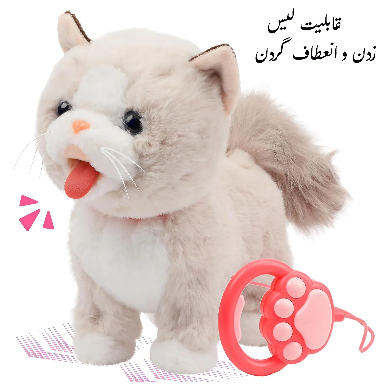 ربات کنترلی مدل گربه لیس زن پولیشی طرح سنسوری کد 777
