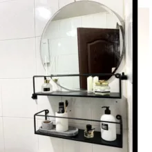 شلف دیواری مدل فروردین طرح حمام