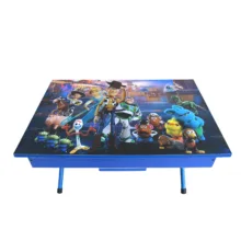 میز کودک میزیمو مدل باکسدار تاشو طرح اسباب بازی ها کد 3451