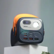 پاوربانک 27 وات ریمکس مدل rpp-123 ظرفیت 60000 میلی‌آمپرساعت