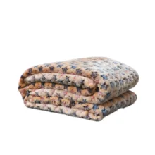 پتو مسافرتی 2 نفره مدل ژله ای طرح پر ستاره سایز 240x220 سانتی‌متر