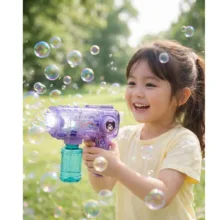 حباب ساز مدل تفنگی چراغدار شارژی طرح کرومی و دوستان کد KUROMI.GUN TRB