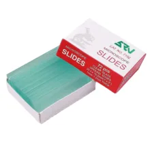 اسلاید میکروسکوپ مدل شیشه ای کد 72PCS بسته 72 عددی