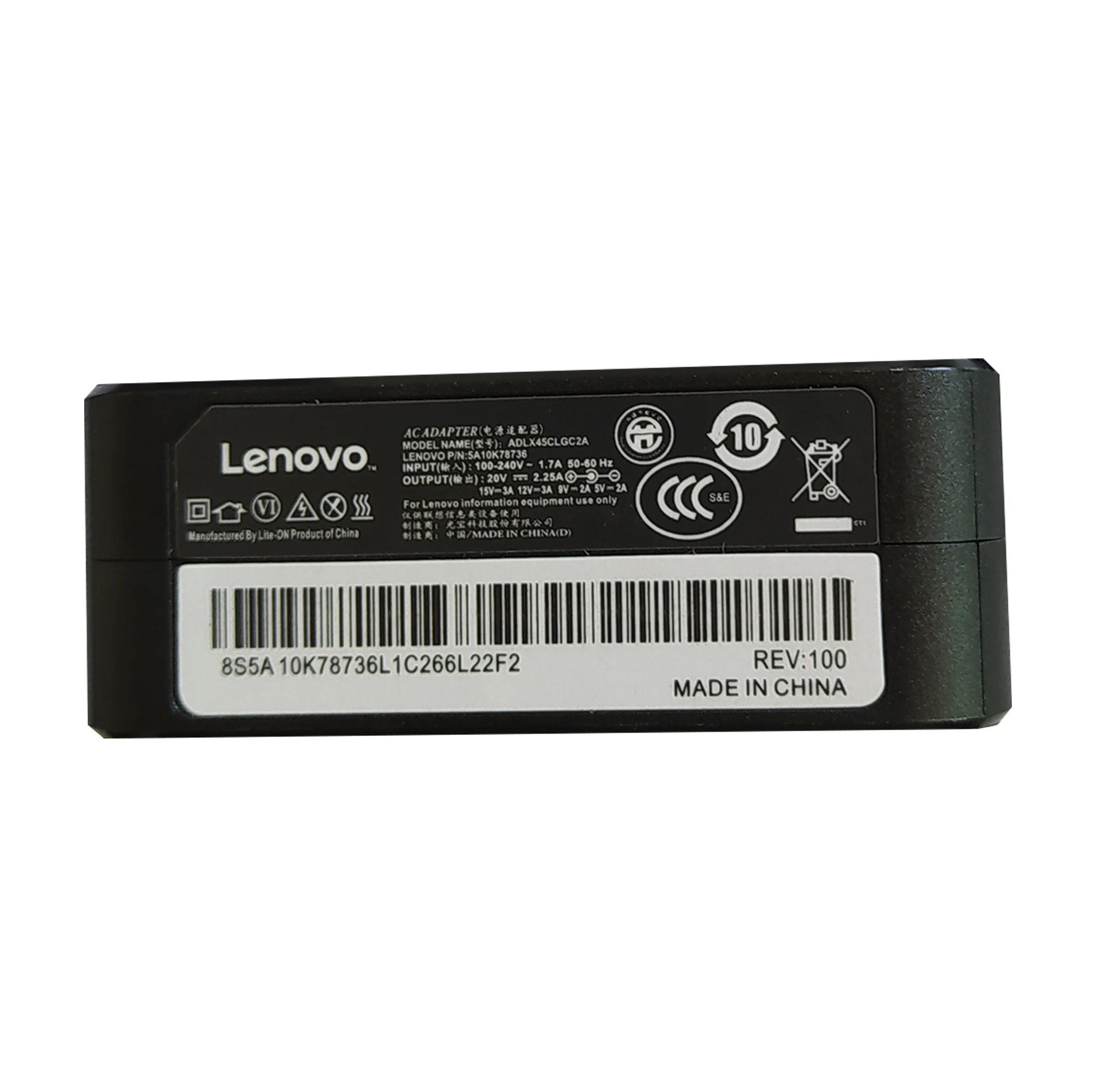 شارژر لپ تاپ 20 ولت 2.25 آمپر مدل LETYPE30
